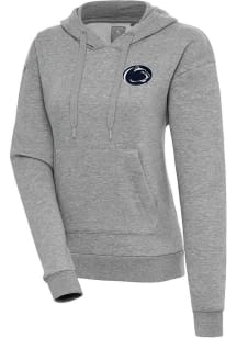 Antigua Penn State Nittany Lions Womens Grey Victory Hooded Sweatshirt