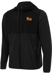 Antigua Pitt Panthers Mens Black Sway Light Weight Jacket