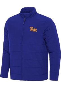 Mens Pitt Panthers Antigua Mens Swelter Heavyweight Jacket - Blue