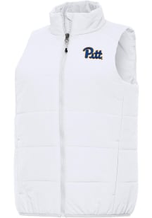 Antigua Pitt Panthers Womens White Experience Vest