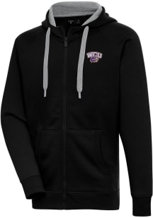 Antigua Western Carolina Mens Black Victory Long Sleeve Full Zip Jacket