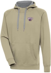 Antigua Western Carolina Mens Khaki Victory Long Sleeve Hoodie