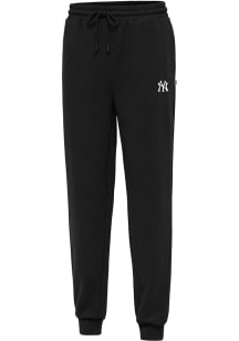 Antigua New York Yankees Mens Black Idol Sweatpants