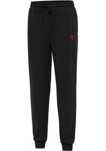 Antigua Philadelphia Phillies Mens Black Idol Sweatpants