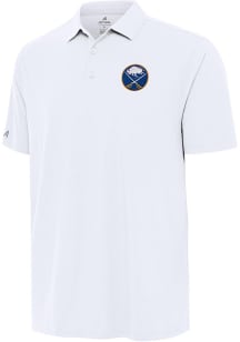 Antigua Buffalo Sabres Mens White Era Short Sleeve Polo