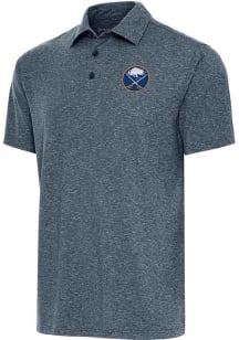 Antigua Buffalo Sabres Navy Blue Par 3 Big and Tall Polo