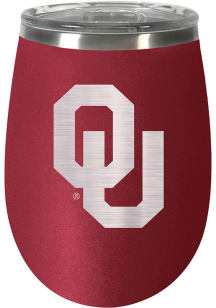 Oklahoma Sooners 10oz Stealth Stemless Wine Stainless Steel Stemless - Red