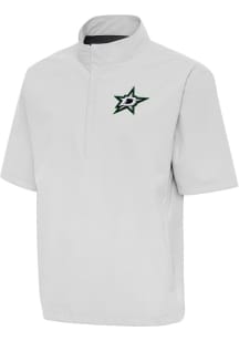 Antigua Dallas Stars Mens Grey Brisk Short Sleeve Jacket