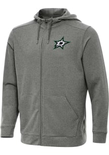 Antigua Dallas Stars Mens Black Effortless Long Sleeve Full Zip Jacket