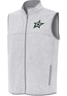 Antigua Dallas Stars Mens Grey Fortune Sleeveless Jacket