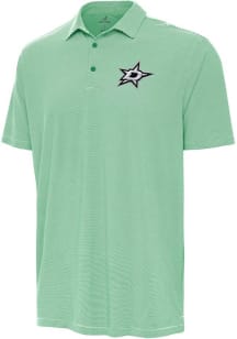Antigua Dallas Stars Mens Green Twine Short Sleeve Polo