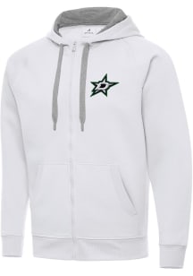 Antigua Dallas Stars Mens White Victory Big and Tall Light Weight Jacket