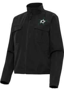 Antigua Dallas Stars Womens Black Even Par Light Weight Jacket