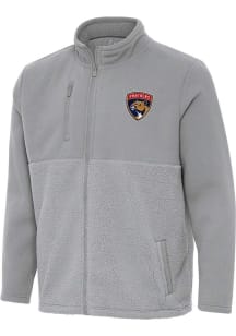 Antigua Florida Panthers Mens Grey Daily Fused Medium Weight Jacket