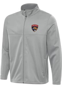 Antigua Florida Panthers Mens Grey Links 2 Light Weight Jacket