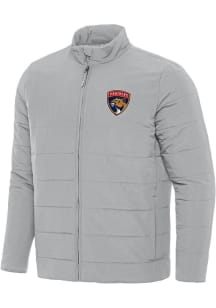 Antigua Florida Panthers Mens Grey Swelter Filled Jacket