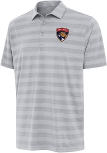 Antigua Florida Panthers Grey Tunnel Big and Tall Polo