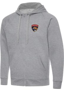 Antigua Florida Panthers Mens Grey Victory Big and Tall Light Weight Jacket