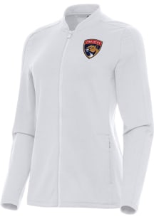Antigua Florida Panthers Womens White Continual Light Weight Jacket