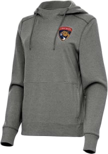 Antigua Florida Panthers Womens Black Justice Hooded Sweatshirt