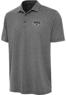 Antigua Los Angeles Kings Mens Black Scheme Short Sleeve Polo
