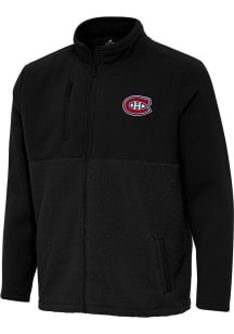 Antigua Montreal Canadiens Mens Black Daily Fused Medium Weight Jacket