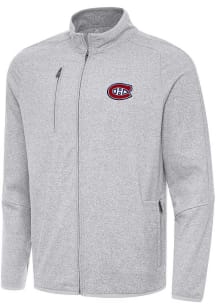 Antigua Montreal Canadiens Mens Grey Hold Up Light Weight Jacket