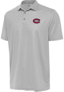 Antigua Montreal Canadiens Mens White Rings Short Sleeve Polo