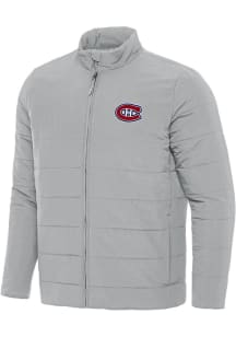 Antigua Montreal Canadiens Mens Grey Swelter Filled Jacket