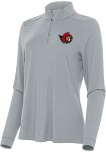 Antigua Ottawa Senators Womens Grey Intent Qtr Zip
