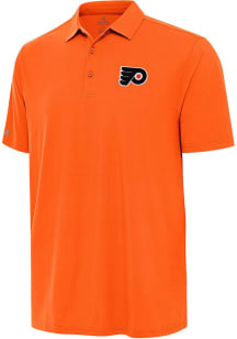 Antigua Philadelphia Flyers Mens Orange Era Short Sleeve Polo