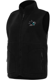 Antigua San Jose Sharks Womens Black Nostalgic Vest
