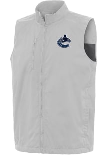 Antigua Vancouver Canucks Mens Grey Brisk Sleeveless Jacket