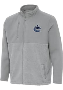 Antigua Vancouver Canucks Mens Grey Daily Fused Medium Weight Jacket