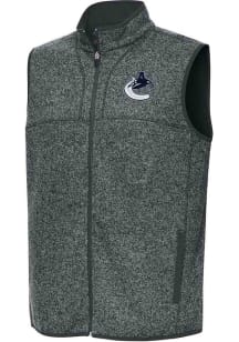 Antigua Vancouver Canucks Mens Grey Fortune Sleeveless Jacket