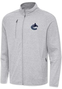 Antigua Vancouver Canucks Mens Grey Hold Up Light Weight Jacket