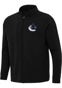 Antigua Vancouver Canucks Mens Black Regard Light Weight Jacket