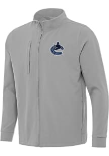 Antigua Vancouver Canucks Mens Grey Regard Light Weight Jacket