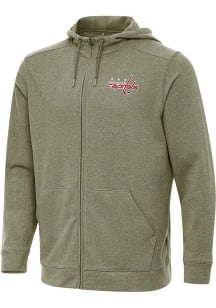 Antigua Washington Capitals Mens Olive Effortless Light Weight Jacket
