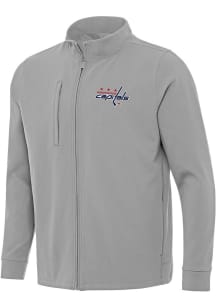 Antigua Washington Capitals Mens Grey Regard Light Weight Jacket
