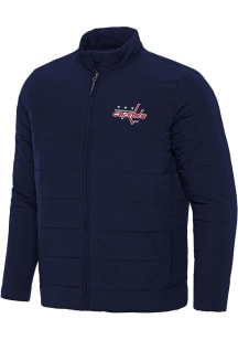 Antigua Washington Capitals Mens Navy Blue Swelter Filled Jacket