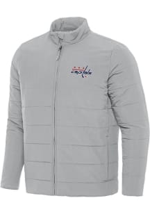 Antigua Washington Capitals Mens Grey Swelter Filled Jacket