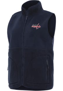 Antigua Washington Capitals Womens Navy Blue Nostalgic Vest