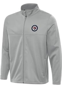 Antigua Winnipeg Jets Mens Grey Links 2 Light Weight Jacket