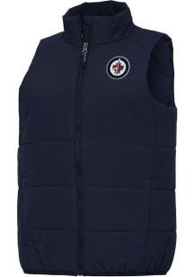 Antigua Winnipeg Jets Womens Navy Blue Experience Vest