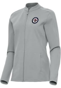 Antigua Winnipeg Jets Womens Grey Regard Light Weight Jacket