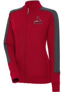 Antigua St Louis Cardinals Womens Red Strike Light Weight Jacket