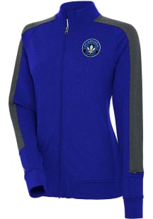 Antigua Montreal Impact Womens Blue Strike Light Weight Jacket