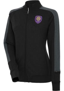 Antigua Orlando City SC Womens Black Strike Light Weight Jacket