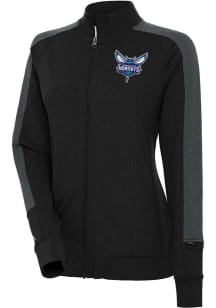 Antigua Charlotte Hornets Womens Black Strike Light Weight Jacket